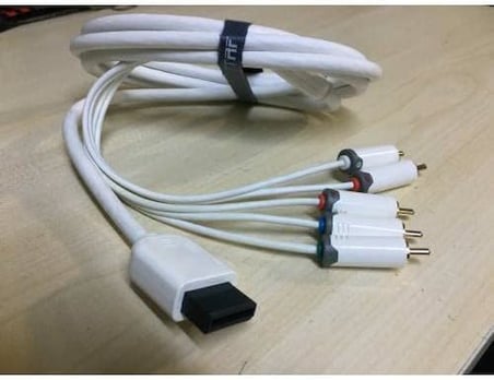 Ekstra Kaliteli 2 Metre Nintendo Wii Component Kablo 5 RCA