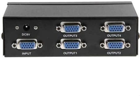 4 Port Vga Splitter Vga Çoğaltıcı VGA 4 VGA Çoklayıcı 200Mhz