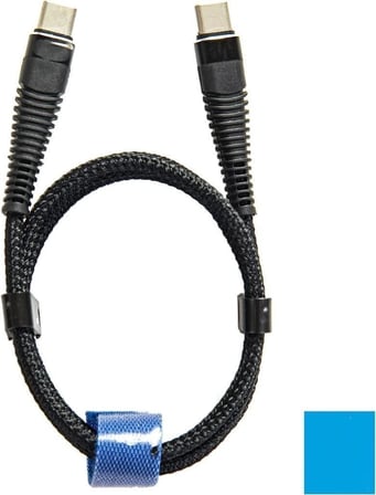 Type-C To Type-C PD 5A 32W Örgülü Hızlı Şarj ve Data Kablosu 1 Metre