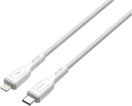 KNIT 30W Hızlı Şarj Destekli, Type-C to Lightning Şarj ve Data Aktarım Kablosu, 1 metre, Beyaz