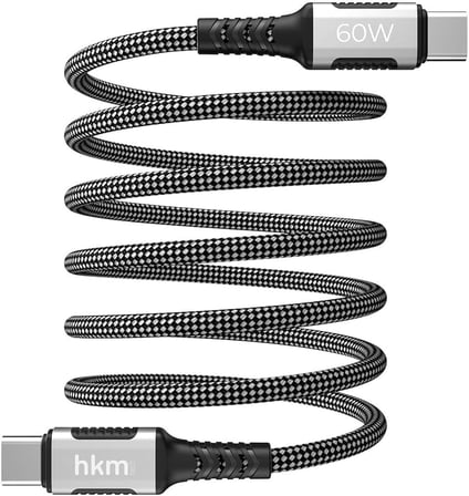 DYNAMIC 60W hızlı şarj, Mıknatıslı, Type-C to Type-C Şarj ve Data Aktarım Kablosu, 1 metre, Siyah