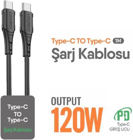 Type-C Power Delivery Ultra Hızlı Şarj Kablosu