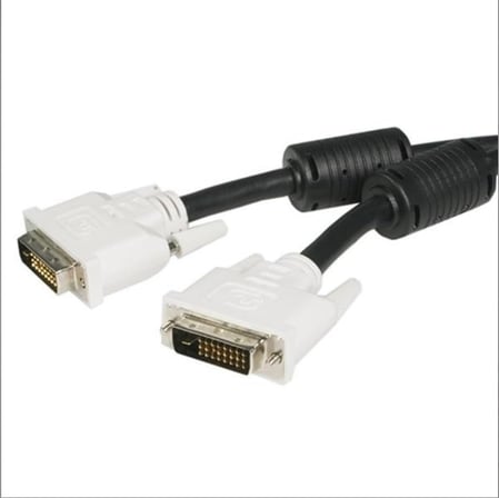 DVI-D Kablo, 18 Pin Tek Link, 1,5 metre, Erkek-Erkek Bağlantı