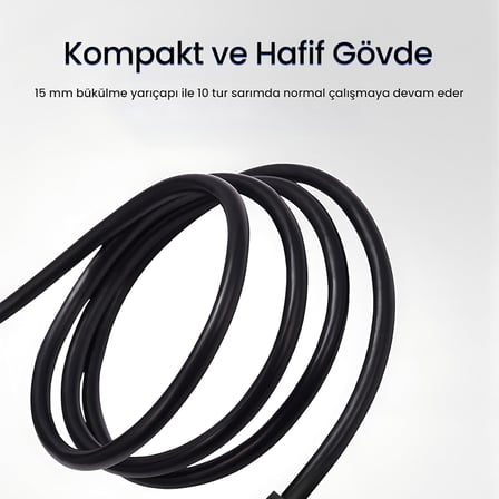 4K 60Hz 18Gbps HDR ARC HDCP Fiber Optik HDMI 2.0 Kablo 80 Metre