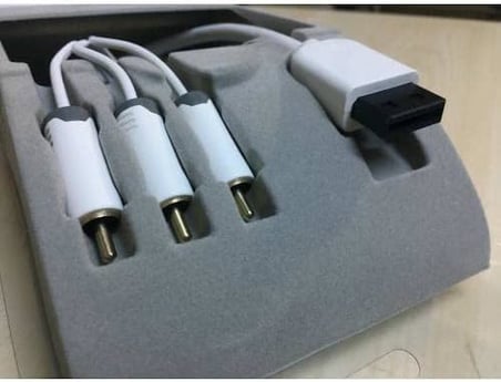Ekstra Kaliteli 2 Metre Nintendo Wii RCA Kablo 3 RCA LALE