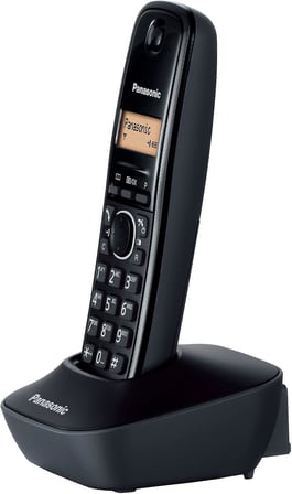 KX TG1611 Dect Telefon-Siyah_Gri Dect Telefon, Siyah