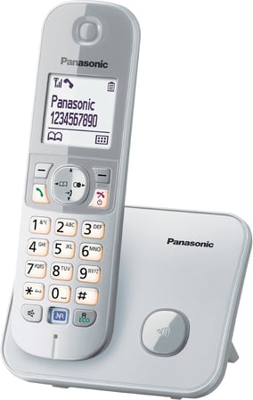 kx-tg6811jtb kablosuz telefon DECT No Gümüş KX-TG6811JTS