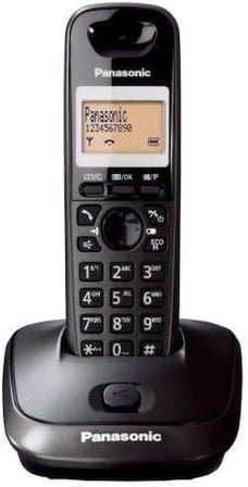 Panasonic KX TG2511 Telefon-Siyah Dect Telefon, Siyah