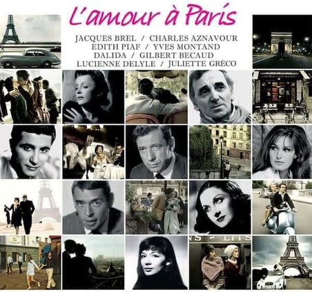 Various Artists L'amour Paris Plak