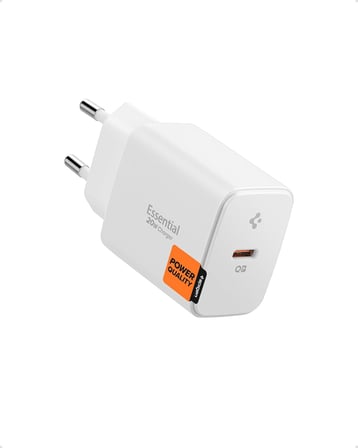 20W USB-C Mini Hızlı Şarj Aleti/Şarj Isısını Düşürür GaN Pro Akım Korumalı Güç Adaptörü iPhone & Android & iPad Type-C EE201 Beyaz - ACH08701