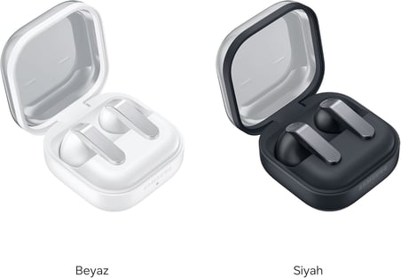 Galaxy Buds4 Bluetooth Kulaklık, Beyaz, Metal Gövde, 1 Yollu Hoparlör, Ultra Net Arama Sesi, Adaptif Gürültü Kontrolü