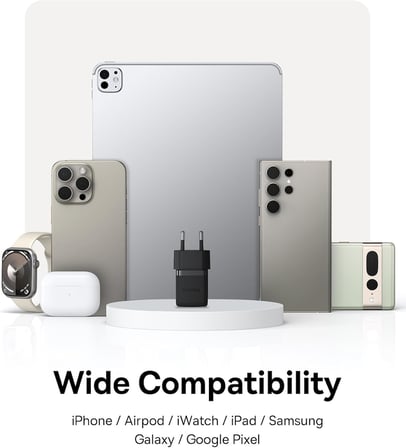 30W Hızlı Şarj Cihazı, Palm 1C USB-C Duvar Adaptörü, BCT Soğutma Teknolojisi ve Akıllı Çip Koruması, Kompakt Şarj Başlığı, Samsung ve iPhone Uyumlu, Beyaz