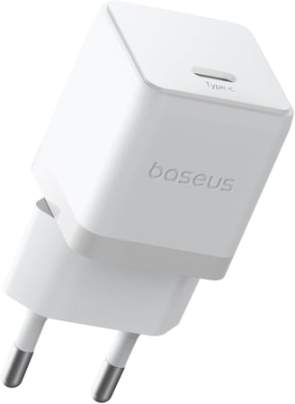 30W Hızlı Şarj Cihazı, Palm 1C USB-C Duvar Adaptörü, BCT Soğutma Teknolojisi ve Akıllı Çip Koruması, Kompakt Şarj Başlığı, Samsung ve iPhone Uyumlu, Beyaz