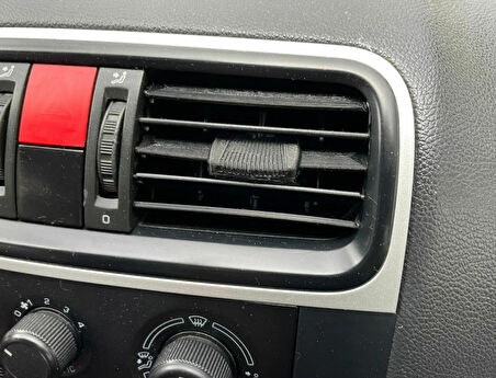 Skoda Fabia Roomster Havalandırma Izgara Çubukları Klipsi Tamir Kiti Siyah