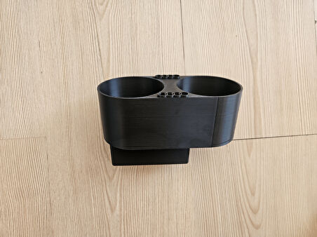 Audi A3 8p Bardaklık Bardak Tutucu Logolu Siyah