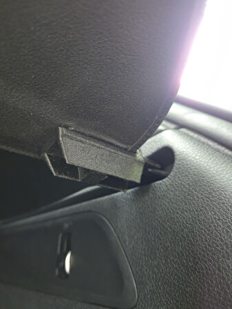 Mercedes Glc Bagaj Perdesi Ayağı Sağ Sol Set Siyah