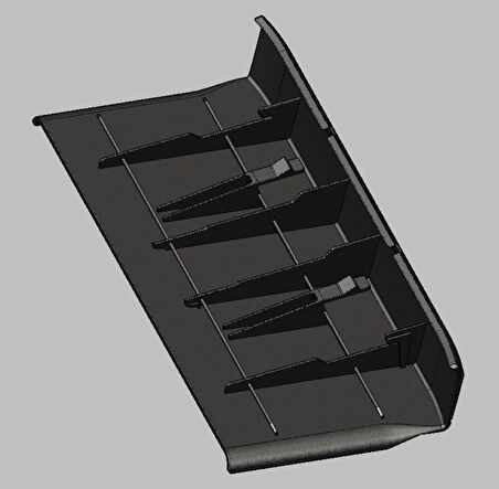 Mercedes W205 W213 Ayak Dayama Plastiği Siyah