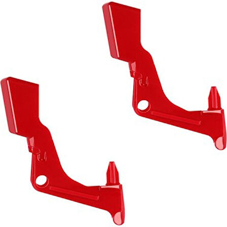 V10 V11 Tetik Güçlendirilmiş Tasarım 2 Adet Kırmızı