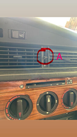 Mercedes 190 W201 Orta Havalandırma Izgara Butonu Düğmesi
