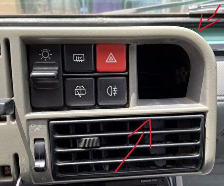 Fiat Panda Düğme Çerçeve Kapağı