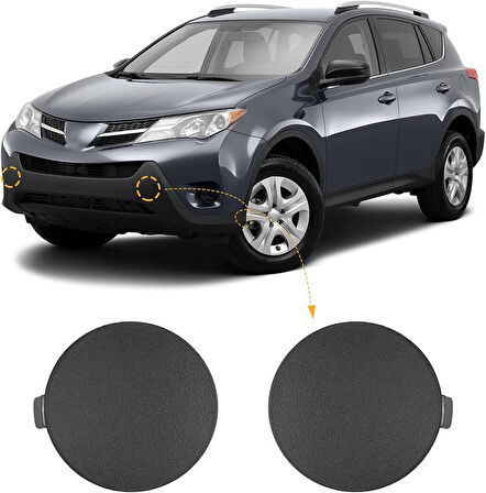 Toyota Rav4 13-15 Çeki Demiri Kapağı 2li Set