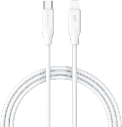 PD25T Q3.0 Pd 25W Type-C To Type-C Hızlı Şarj Aleti Set Beyaz