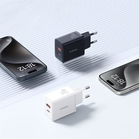 Cube C+U 20W Şarj Cihazı-Beyaz