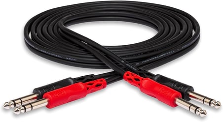 Dual 1/4 inç TRS (M) - 1/4 inç TRS (M) Balanslı Kablo 2 m (CSS-202)