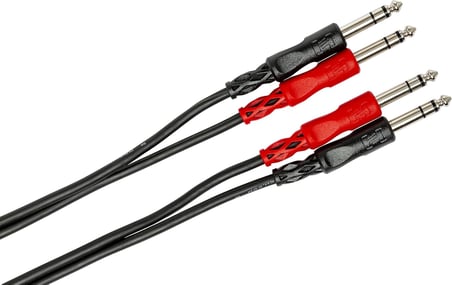 Dual 1/4 inç TRS (M) - 1/4 inç TRS (M) Balanslı Kablo 2 m (CSS-202)