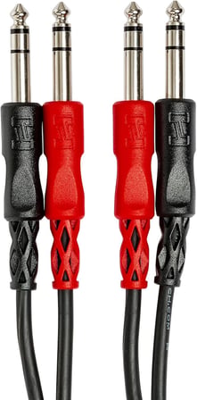 Dual 1/4 inç TRS (M) - 1/4 inç TRS (M) Balanslı Kablo 2 m (CSS-202)