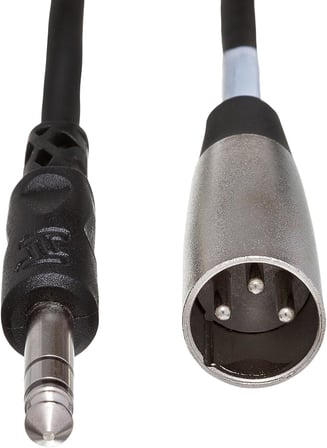 STX-105M 1/4" TRS - XLR3M Dengeli Ara Bağlantı Kablosu, 5 Ayak
