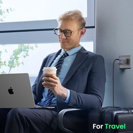 Nexode Air 65W 3-Port GaN Fast Charger EU Hızlı Şarj Adaptörü