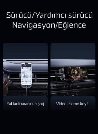 Transparent 45W PD/QC Type C ve USB Çıkış Ultra Hızlı Mini Araç şarj Cihazı L35
