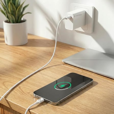 67W iPhone ile Uyumlu Süper Turbo Lightning Hızlı Şarj Seti