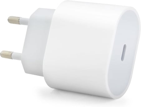 20W USB-C PD Hızlı Şarj Adaptörü | iPhone ve Android Uyumlu | Type-C Hızlı Şarj Başlığı, Güç Kaynağı | Yüksek Voltaj ve Kısa Devre Korumalı, Beyaz