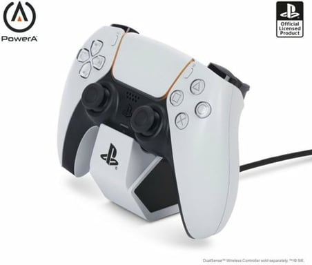 Kablosuz DualSense Controller için Solo Şarj İstasyonu - Beyaz, DualSense Controller, Şarj, Sony PlayStation, PS5, Resmi Lisanslı