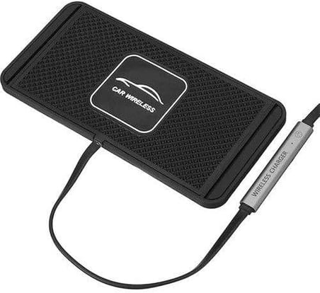 Polham 15W Ultra Hızlı USB Girişli Masaüstü Kablosuz Şarj Aleti,Şarj Pedi, Kaydırmaz Kablosuz Şarj
