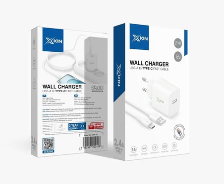 STORE Type-C USB 12w 2.4A USB-A Hızlı Şarj Adaptörü Kablolu Set