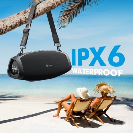 Bluetooth Hoparlör, 120W Tepe IPX6 Açık Loud Taşınabilir Hoparlörler