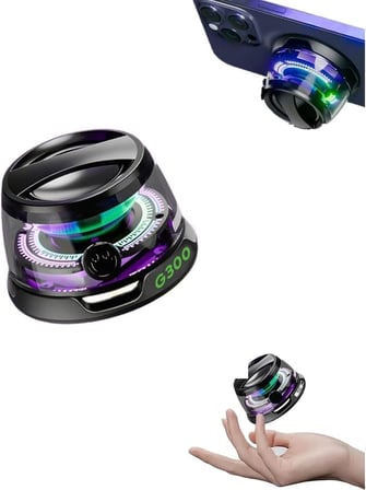 G300 Bluetooth 5.3 Hoparlör Mini Taşınabilir Manyetik PC RGB Hoparlör Için Çok Fonksiyonlu 3D oda sesi ve RGB aydınlatma iPhone, Android, TWS (SİYAH)