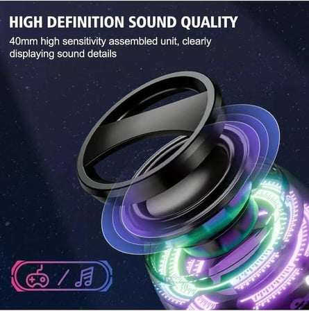 G300 Bluetooth 5.3 Hoparlör Mini Taşınabilir Manyetik PC RGB Hoparlör Için Çok Fonksiyonlu 3D oda sesi ve RGB aydınlatma iPhone, Android, TWS (SİYAH)