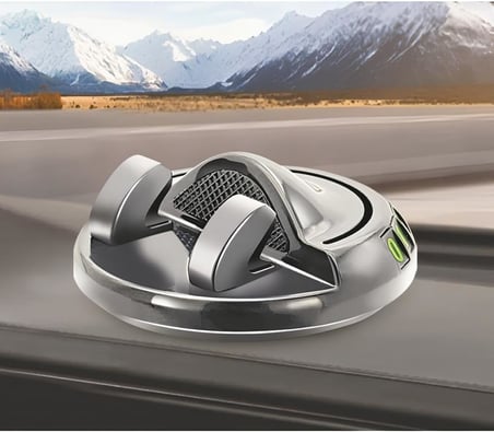 360° Dönebilen Yapışkanlı Numaratörlü Araç Telefon Tutucu