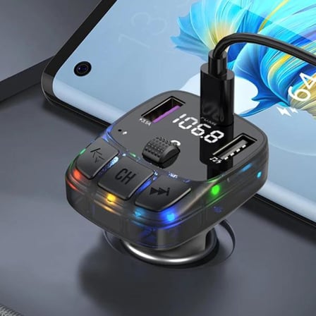 Bluetooth Araç Kiti – FM Transmitter & 30W Hızlı Şarj