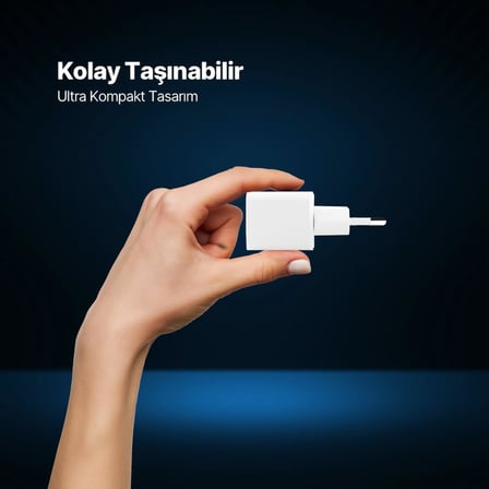 SmartCharger GAN 30W PD USB-C Seyahat Hızlı Şarj Aleti 2SCG30B