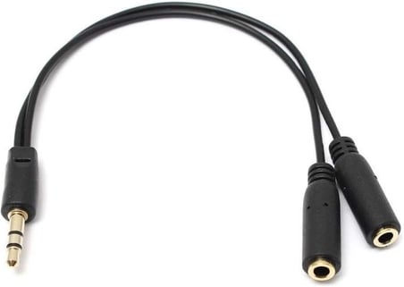 3.5 Mm Erkek ve 2 Stereo Dişi Kulaklık Çoklayıcı Kablo ve Ses Sistemi Kablosu Aux Streo Çoklayıcı Kablo 194