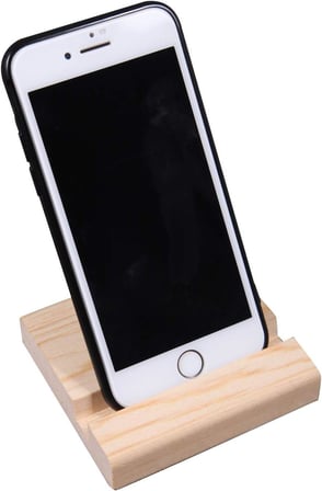 2 Adet Ahşap Telefon Tutacağı Telefon Standı Telefon Tutucu