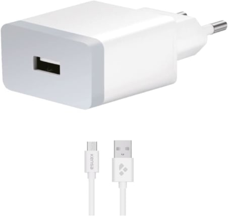 KS‑SK‑03 Micro USB Şarj Adaptörü – 2.1A Çıkış Gücü, Güvenli Koruma, Kompakt ve Hafif Tasarım, Seyahat Dostu, Geniş Cihaz Uyumluluğu