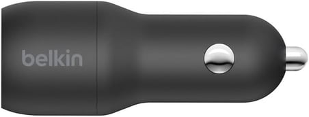 Boost Charge Çift USB Araç Şarj Cihazı 24 W + USB-A - USB-A kablosu (Çift USB-A Bağlantı Noktalı Şarj Cihazı)
