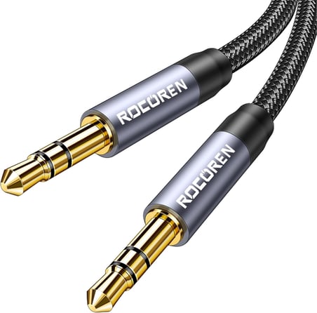 3.5mm Hi-Fi TRS AUX Ses Kablosu 1 Metre