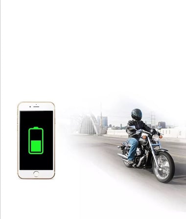 USB Çıkışlı Sigortalı Motosiklet Gidon USB Şarj Aleti, 2V Motosiklet Bisiklete binme CD-3109 USB Koruma Tıpalı Motosiklet USB Şarj Cihazı Siyah